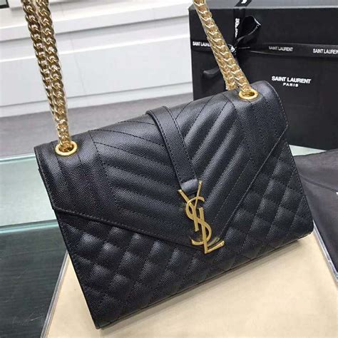 ysl envelope black on black|ysl envelope bag review.